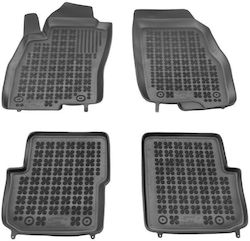 Sahler Σετ Μπροστινά και Πίσω 4τμχ για Fiat Punto Evo 2009+ Μαύρα