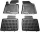 Sahler Set of Front and Rear Mats 4pcs Tray Type for Hyundai i40 2011+ Black