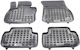 Sahler Set of Front and Rear Mats 4pcs Tray Type for BMW Series 1 2019+ Black