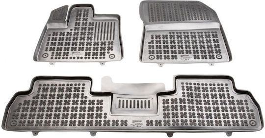 Sahler Front Mats 3pcs Tray Type for Peugeot Partner Opel Combo Toyota Proace Citroen Berlingo 2018+ Black