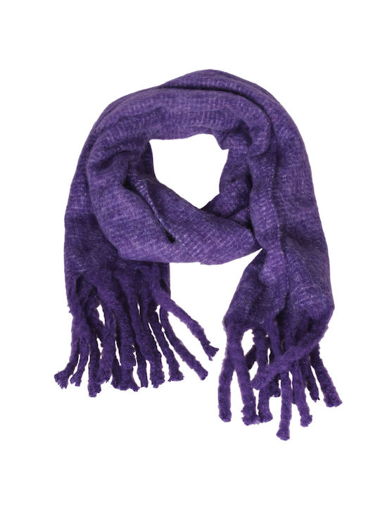 Gk.fashion Women's Wool Scarf Purple
