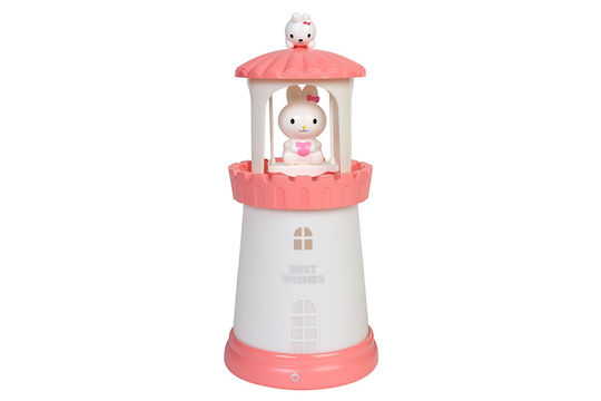 Keskor Kids Decorative Lamp Lighthouse Pink 14x14x31εκ.