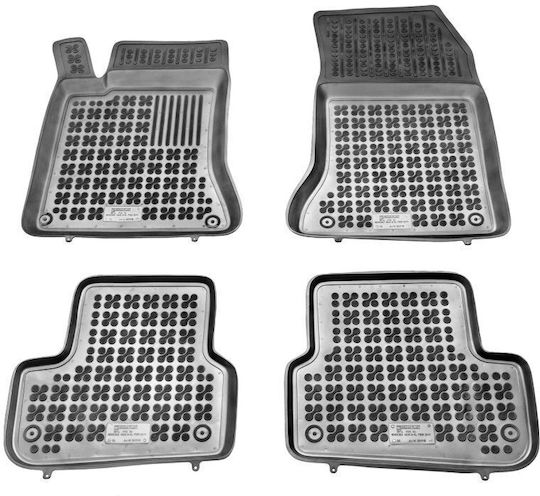 Sahler Set of Front and Rear Mats 4pcs Tray Type for Mercedes-Benz B Class 2011+ Black