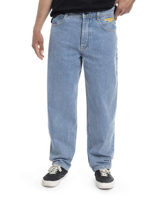 Homeboy Pantaloni de Bărbați din Jean în Linie Baggy Albastru