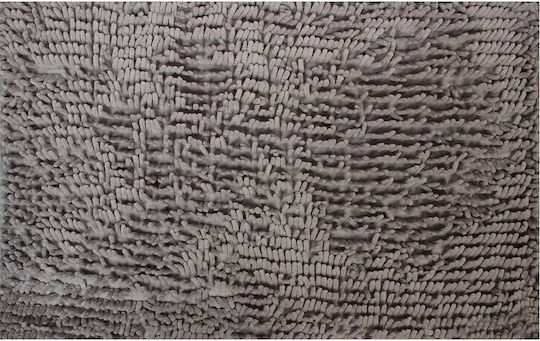 Keskor Bath Mat Microfiber 53175-2 Grey 45x74cm