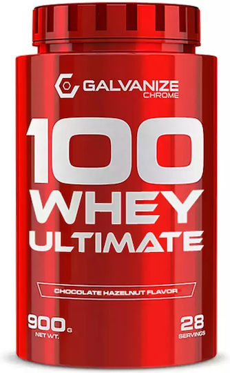 Galvanize Nutrition Chrome 100 Whey Ultimate Протеин Суроватъчен с Вкус Chocolate Hazelnut 900гр