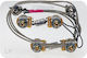 Dimarzio Set de cablare pentru chitară electrică tip Les Paul Potențiometru în Culoarea Portocaliu