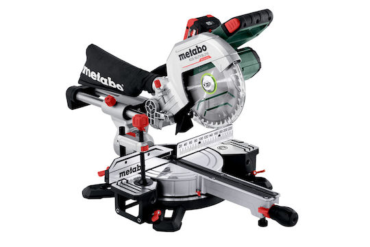 Metabo KGS 18 LTX BL 216 2x 8,0Ah Fierăstrău Cu Tăietor De Unghi La Rețea Diametru Disc 216mm