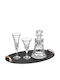 Novaker Glas / Metallisch Schwarz 3Stück