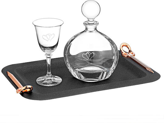 Novaker Glas / Metallisch Schwarz 3Stück