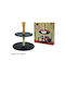 General Trade Wooden Dessert Tower Stand with 2 Tiers Black