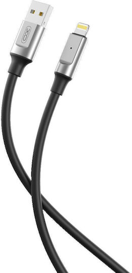 XO Nb251 USB-A to Lightning Cable 30W Μαύρο 1m (XO-NB251LBK)