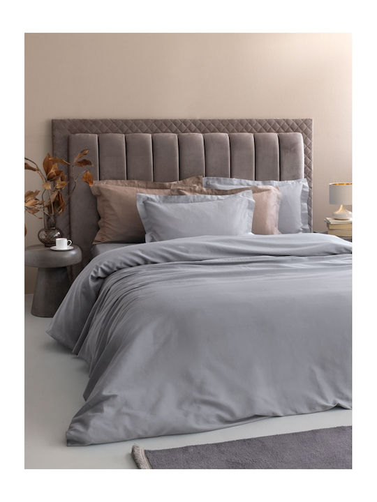 Palamaiki Posh Σεντόνι King Size 285x270εκ. Grey