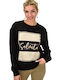 Potre Women's Long Sweatshirt Black