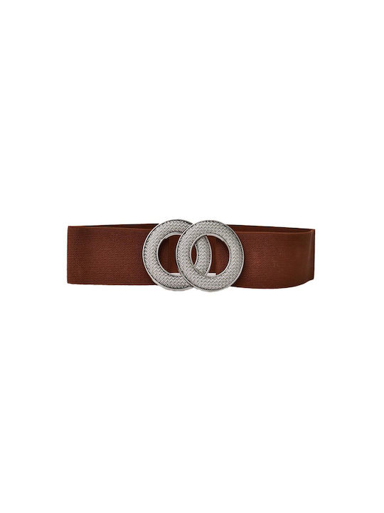 Potre Elastic Women's Belt Brown