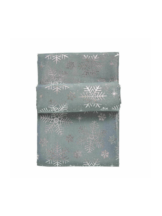 Das Home Christmas Tablecloth Silver L220xW140c...