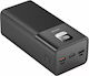 Swissten Power Bank 40000mAh 100W with 3 USB-A Ports and USB-C Port Quick Charge 3.0 Black