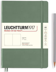 Leuchtturm1917 Notebook A5 with Blank Pages Green