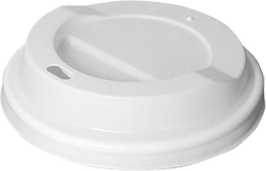 Disposable Cup Lids Sip Lid in White color (100pcs)