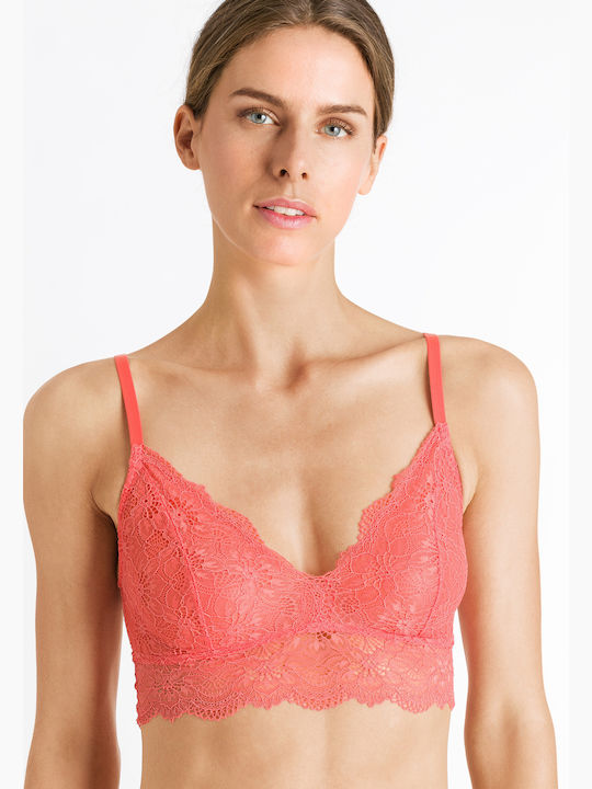 Hanro Women's Bralette Bra Orange