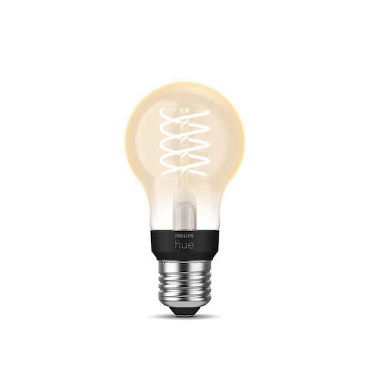 Philips Смарт крушка LED 7W за фасунга E27 и форма A60 топло бяло 580лм