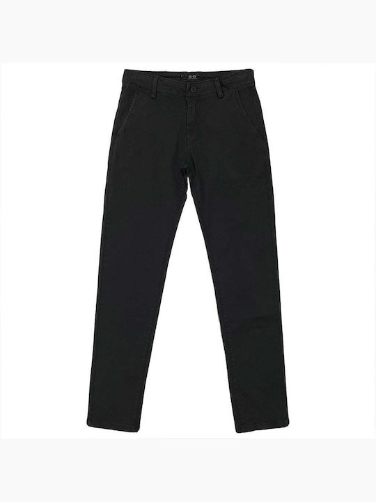 Hose Chino Elastisch Schwarz