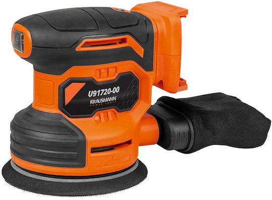 Krausmann U91720-00 Excentric Triveio 125mm Baterie 20V Solo cu sistem de aspirare