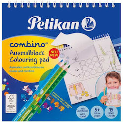 Pelikan Drawing Pad Animals 1pcs Pelikan Drawing Pad Animals 1pcs