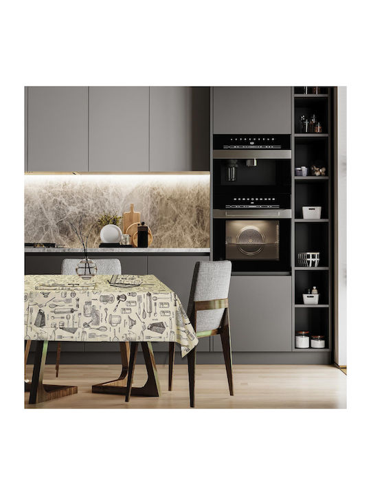 Das Home Runner 0721 Cream, Black 45x140cm