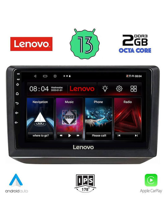 Lenovo Sistem Audio Auto pentru Skoda Fabia 2008-2014 (Bluetooth/USB/AUX/WiFi/GPS/Apple-Carplay/Android-Auto) cu Ecran Tactil 10"