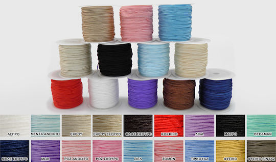 Paperpack Net Κορδόνι Πολυεστερικό Λιλά 1mm x 50m