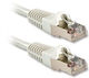 Lindy S/FTP Cat.6 (Gigabit) Καλώδιο Δικτύου Ethernet 2m Λευκό