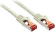 Lindy S/FTP Cat.6 (Gigabit) Καλώδιο Δικτύου Ethernet 10m Γκρι