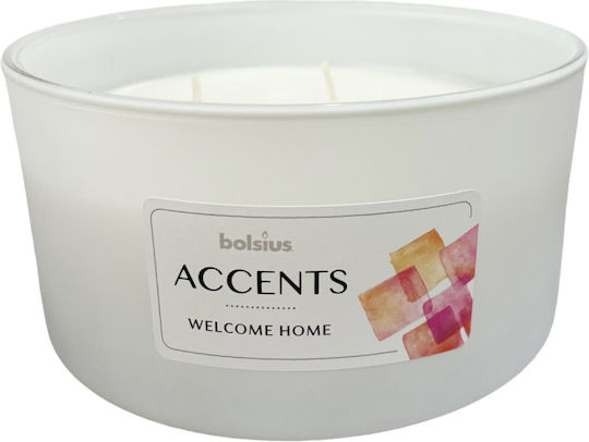 Bolsius Aromatisches Kerze Accents in Gefäß mit Duft Weiße Blumen & Patschuli 397g