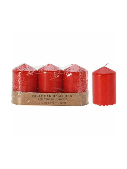 Koopman Scented Candle Jar Red 1pcs