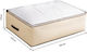 Tpster Fabric Storage Case For Clothes in Beige Color 80x45x15cm 1pcs