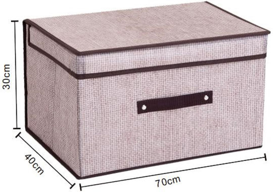 Tpster Stoff Aufbewahrungsbox mit Deckel