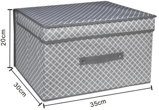 Tpster Tesatura Cutie de Depozitare cu Capac 35x30x20cm 1buc