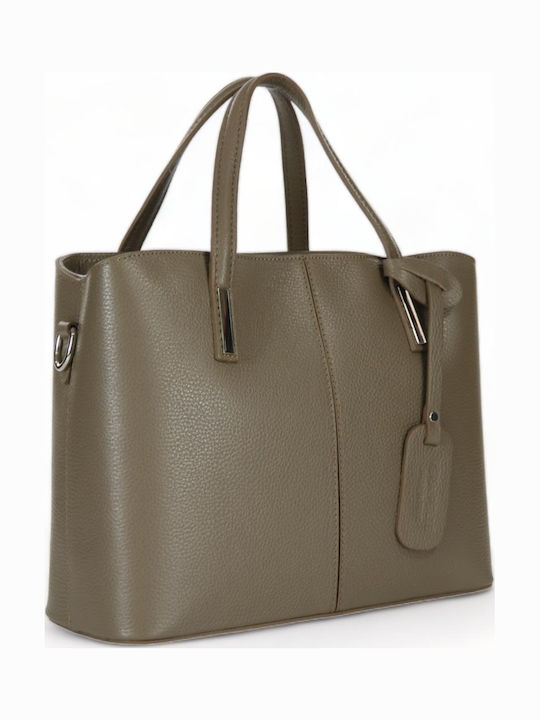 Passaggio Leather Кожена Дамска Чанта Тоут Ръчн...