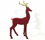 Zaros Christmas Plastic Figure Deer Red Height 46cm