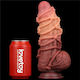 Lovetoy Ρεαλιστικό Dildo με Όρχεις και Βεντούζα Καφέ 24cm