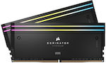 Corsair Dominator Titanium RGB XMP 64GB DDR5 RAM with 2 Modules (2x32GB) and 6400 Speed for Desktop