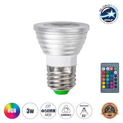 GloboStar Smart LED 3W for Socket E27 RGB
