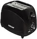 Eurolamp Toaster 2 Schlitze 700W Schwarz