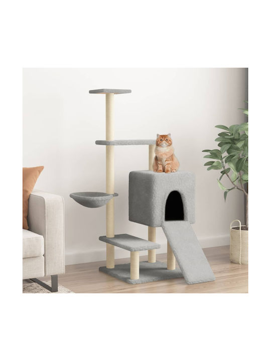 vidaXL Cat Scratching Post Cat Trees Gray 91x85x130.5cm. 172041