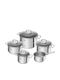 Zwilling J.A. Henckels Cube Rostfreier Stahl Töpfe Set Silver 5-teilig