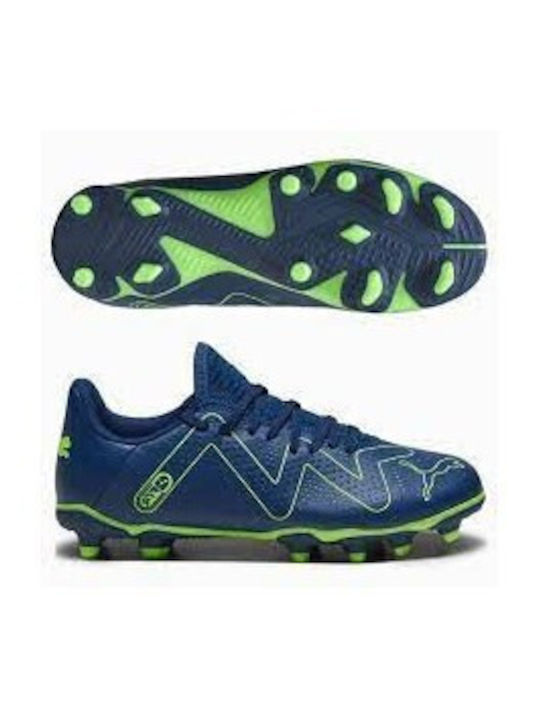 Puma Papuci de fotbal pentru copii Molded Blue