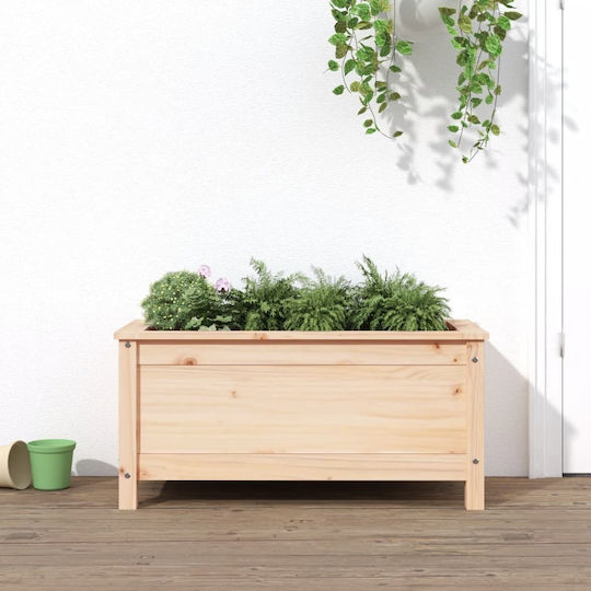 vidaXL Planter Box Lemn Maro 82.5x40x39cm.
