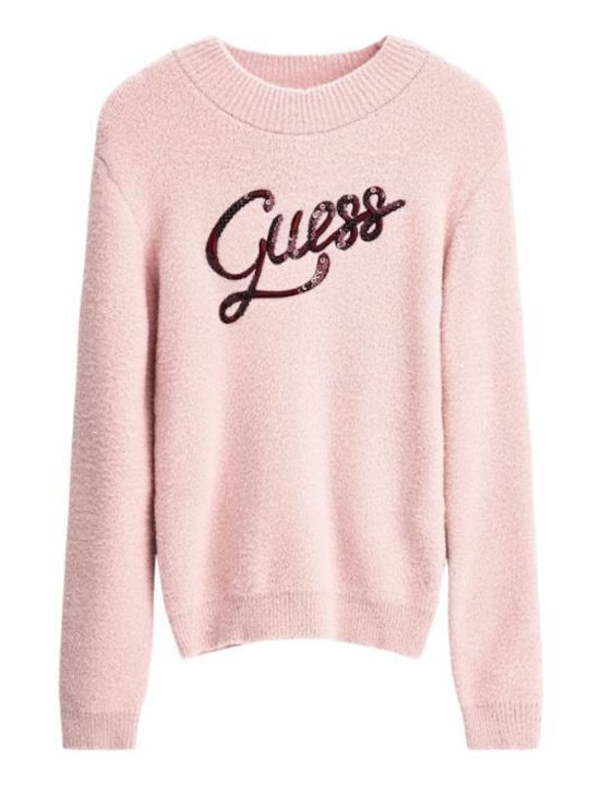 Guess Kids Pullover Long Sleeve Pink