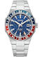 Citizen Series 8 Ανδρικό Ρολόι 41mm Αυτόματο με Ασημί Μεταλλικό Μπρασελέ